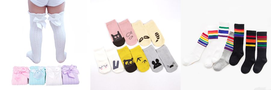 wholesale baby girl tube socks